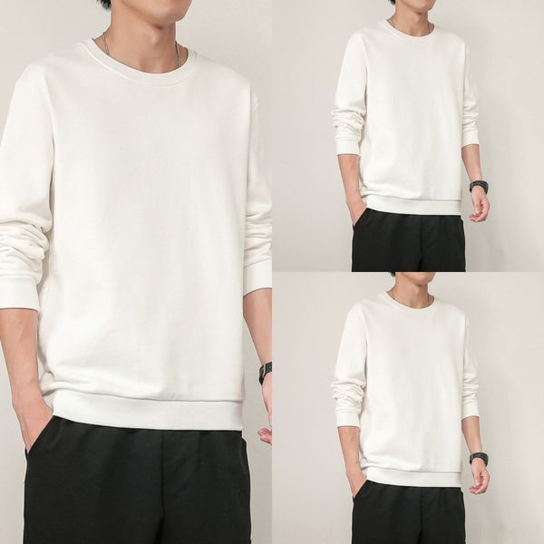 jeyvn ulkz3 size multi-color 2020 autumn men's men's new round neck pullover coat sports pullover sweater sweater loose large, Black
jeyvn ulkz3 size multi-color 2020 autumn men's men's new round neck pullover coat sports pullover sweater sweater loose large, Black