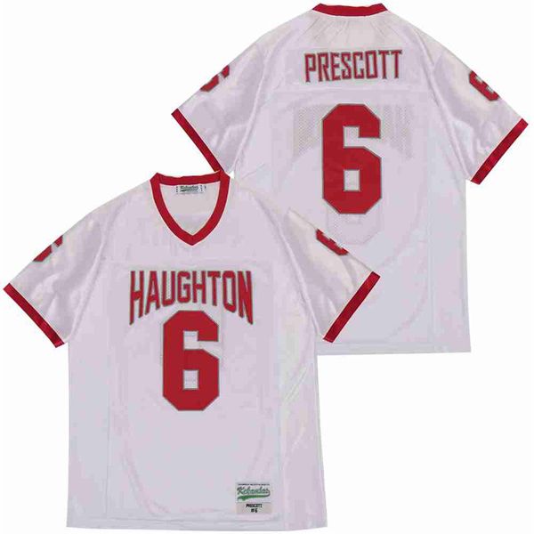 football haughton high school 6 dak prescott jersey men team away white pure cotton all stitched breathable excellent quality, Black
football haughton high school 6 dak prescott jersey men team away white pure cotton all stitched breathable excellent quality, Black