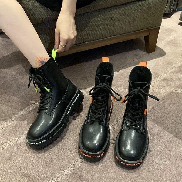 winter autumn ankle boots for women solid black leather boots female shoes woman lace up thick bottom platform motorcycle1
winter autumn ankle boots for women solid black leather boots female shoes woman lace up thick bottom platform motorcycle1