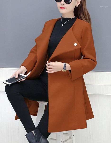 2020 spring cloth coat long waist woolen coat loose with belt tweed coats women solid design clothes outwear long sleeve, Black
2020 spring cloth coat long waist woolen coat loose with belt tweed coats women solid design clothes outwear long sleeve, Black