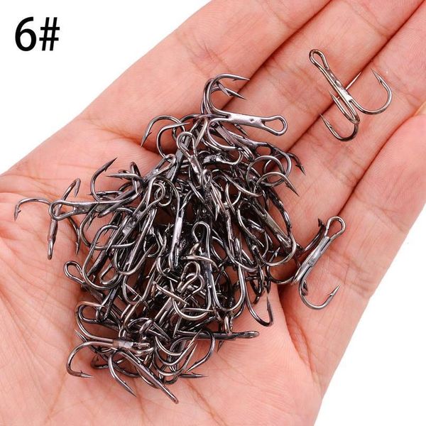 10pcs / box 14# - 3/0# fishing hook high carbon steel treble fishhook overturned hooks fishing tackle round bend treble jlldra
10pcs / box 14# - 3/0# fishing hook high carbon steel treble fishhook overturned hooks fishing tackle round bend treble jlldra