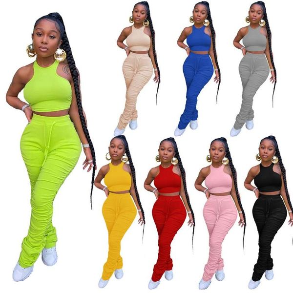 plus size 2 two piece set women outfits stacked pants leggings crop female ladies tracksuit joggers women matching sets, Gray
plus size 2 two piece set women outfits stacked pants leggings crop female ladies tracksuit joggers women matching sets, Gray