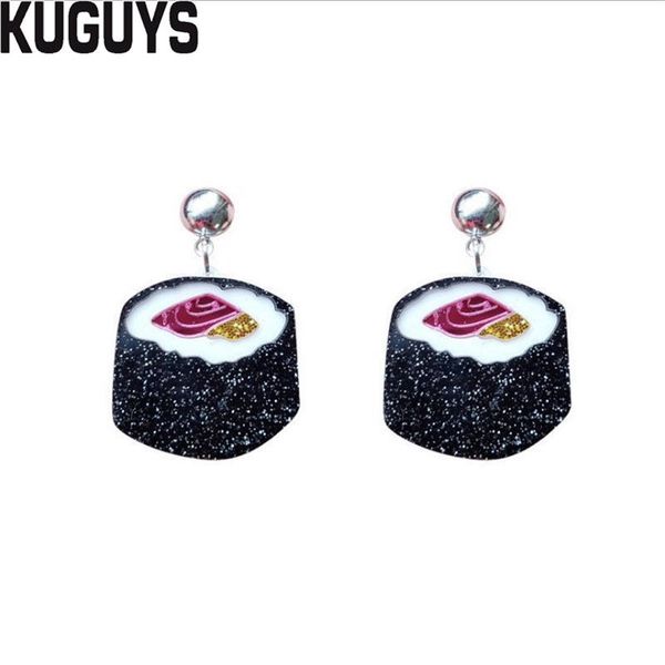 sushi drop earrings for women fashion jewelry glitter acrylic food trendy accessories girls gift, Silver
sushi drop earrings for women fashion jewelry glitter acrylic food trendy accessories girls gift, Silver