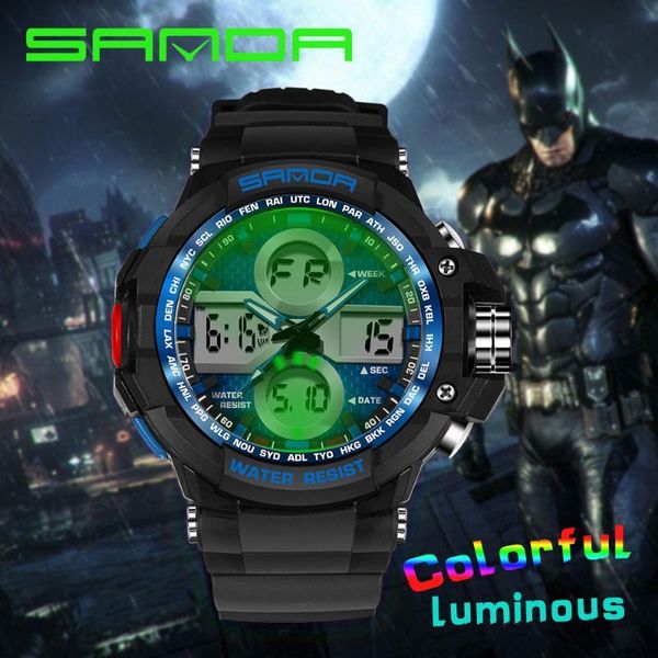 the new waterproof student watch for men's and women's sports is a male waterproof trend youth led digital brand watch, Slivery;brown
the new waterproof student watch for men's and women's sports is a male waterproof trend youth led digital brand watch, Slivery;brown
