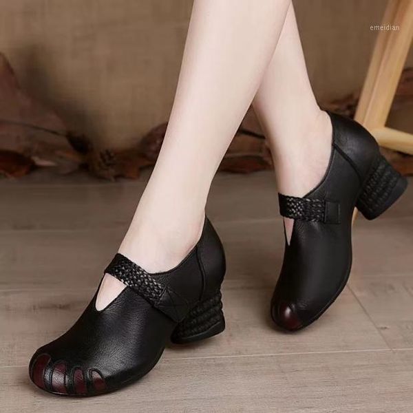 women leather pumps high heels autumn shoes ladies pumps women handmade genuine leather ankle strap lazy shoes black1, Black
women leather pumps high heels autumn shoes ladies pumps women handmade genuine leather ankle strap lazy shoes black1, Black