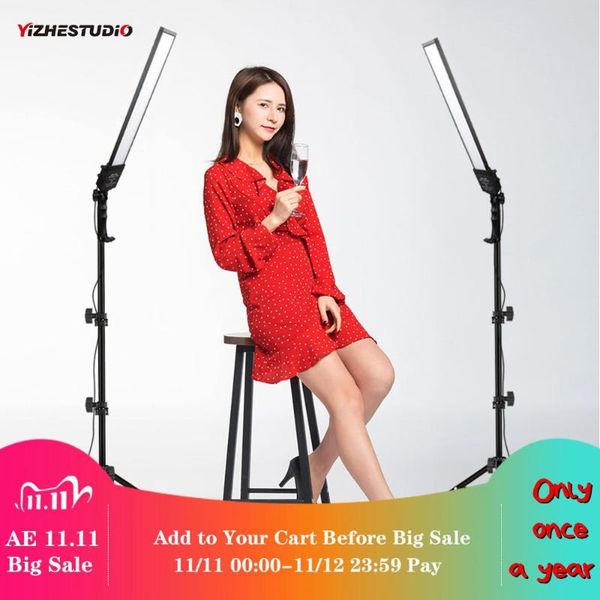 new pgraphy studio lighting kit bi-color 3200-5500k studio kits with 188*2pcs led lights 2m light stand for youtube portrait
new pgraphy studio lighting kit bi-color 3200-5500k studio kits with 188*2pcs led lights 2m light stand for youtube portrait