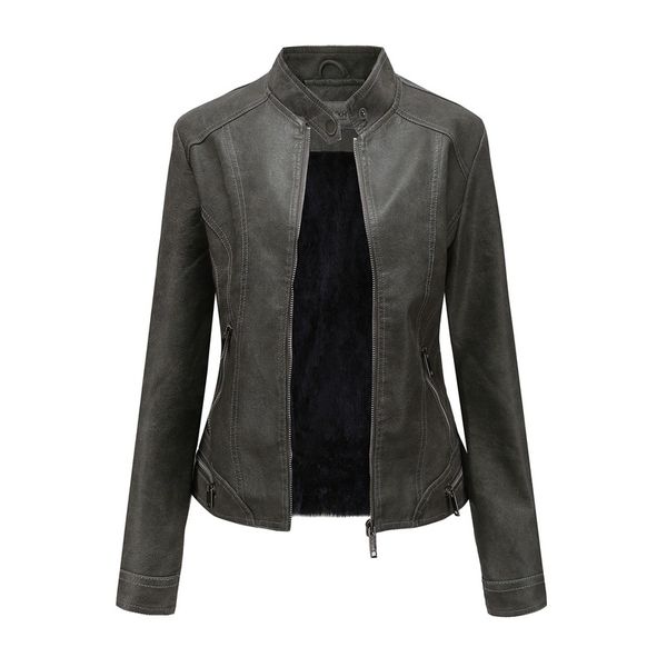 autumn and winter plus velvet jacket women casual retro solid color women's clothes slim kg-199, Black
autumn and winter plus velvet jacket women casual retro solid color women's clothes slim kg-199, Black