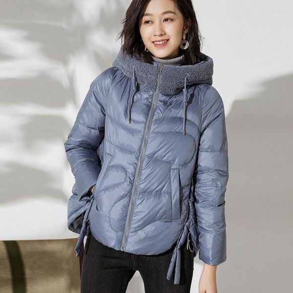 hooded down jacket women's short style new winter 2021 korean version thickened polar suede bag suit chic versatile coat1, Black
hooded down jacket women's short style new winter 2021 korean version thickened polar suede bag suit chic versatile coat1, Black