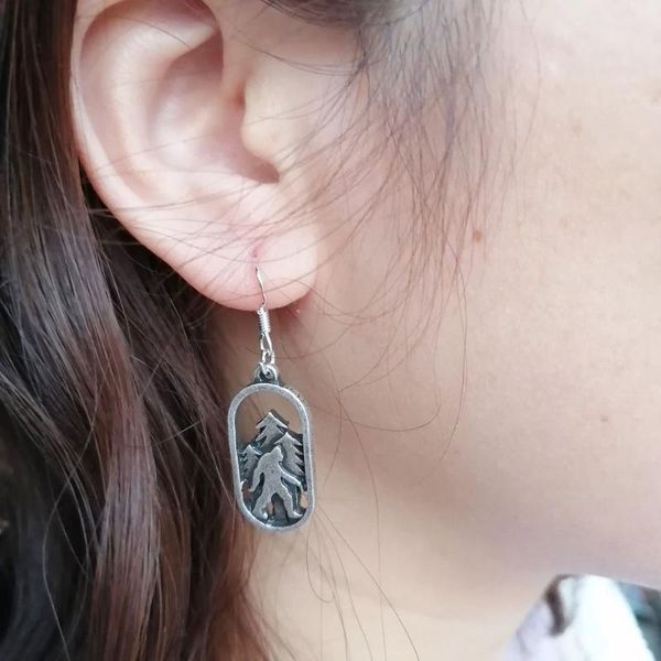 dangle & chandelier 1pair sasquatch bigfoot earring friend birthday gift nature jewelry, Silver
dangle & chandelier 1pair sasquatch bigfoot earring friend birthday gift nature jewelry, Silver