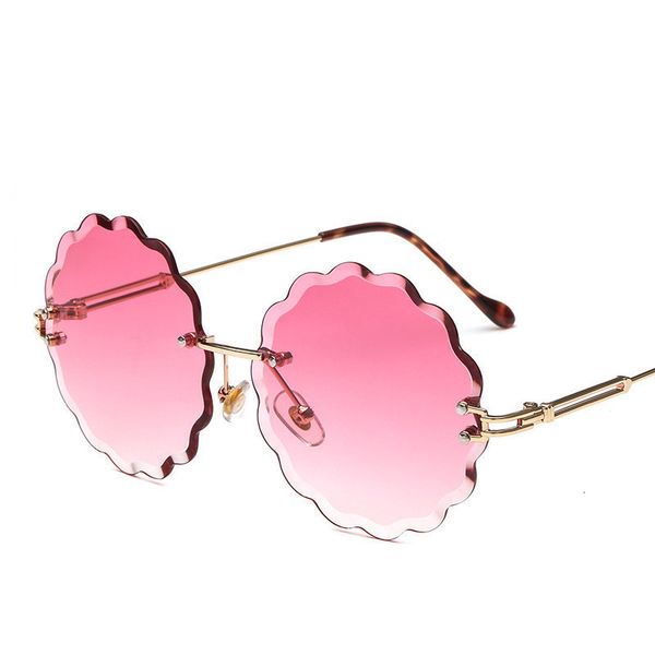 rimless sunglasses women round flower gradient sun glasses female metal frame glasses candy colors shades eyewear uv400, White;black
rimless sunglasses women round flower gradient sun glasses female metal frame glasses candy colors shades eyewear uv400, White;black