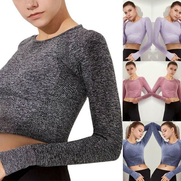yoga outfits women's shirts fashion seamless sports gym crop workout fitness long sleeve sportswear1, White;red
yoga outfits women's shirts fashion seamless sports gym crop workout fitness long sleeve sportswear1, White;red