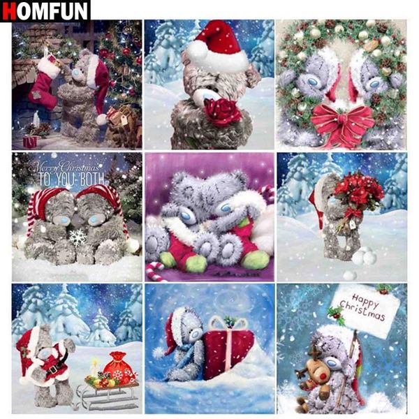homfun diamond painting "cartoon bear christmas" full square/round drill wall decor inlaid resin embroidery craft cross stitch
homfun diamond painting "cartoon bear christmas" full square/round drill wall decor inlaid resin embroidery craft cross stitch