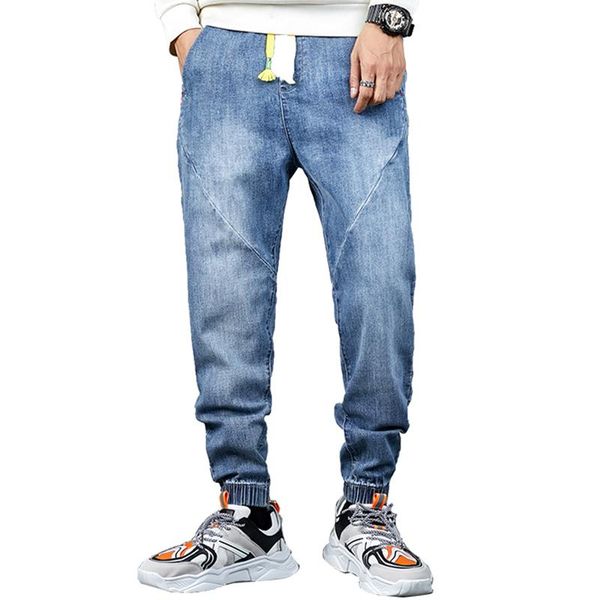 men designer stretch elastic jeans man straight vintage retro narrow leg harem pants loose male hip hop oversized kg-653, Blue
men designer stretch elastic jeans man straight vintage retro narrow leg harem pants loose male hip hop oversized kg-653, Blue