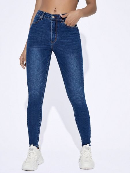 high stretch skinny jeans h7os#, Blue
high stretch skinny jeans h7os#, Blue