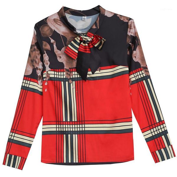 europe runway style 2020 autumn fashion women's long sleeves bow print shirt ladies shirts blouse a36061, White
europe runway style 2020 autumn fashion women's long sleeves bow print shirt ladies shirts blouse a36061, White