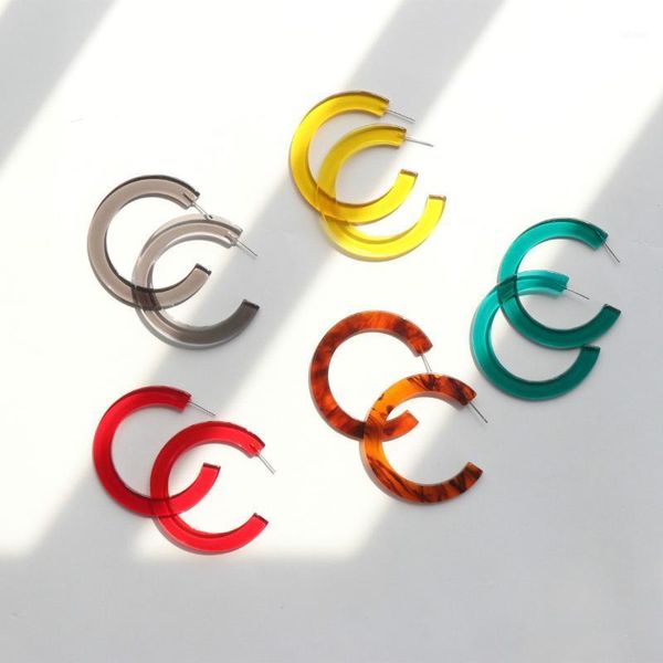 fashion ear rings transparent green size 50mm round c shape geometric tortoiseshell acrylic ear rings simple earrings for women1, Golden;silver
fashion ear rings transparent green size 50mm round c shape geometric tortoiseshell acrylic ear rings simple earrings for women1, Golden;silver