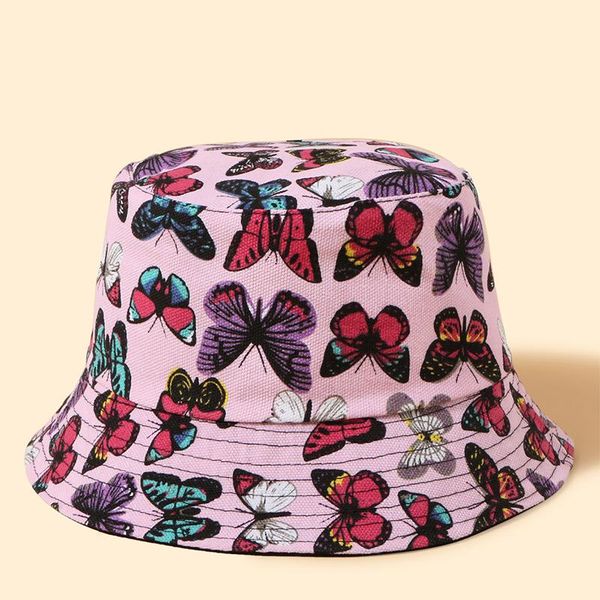 wide brim hats summer foldable canvas bucket hat reversible colorful butterfly printed short sunscreen fisherman cap, Blue;gray
wide brim hats summer foldable canvas bucket hat reversible colorful butterfly printed short sunscreen fisherman cap, Blue;gray