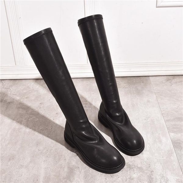 ins stylish black knight botas mujer invierno 2020 wrinkled leather elasticity flat long boots fashion street dress women boots
ins stylish black knight botas mujer invierno 2020 wrinkled leather elasticity flat long boots fashion street dress women boots