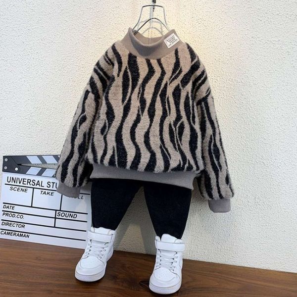wtern cashmere sweater, boys' girls' sle thickened thread autumn and winter bottom coat, baby mink veet warm high collar coat, Blue
wtern cashmere sweater, boys' girls' sle thickened thread autumn and winter bottom coat, baby mink veet warm high collar coat, Blue