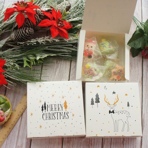 gift wrap 14*14*5cm 10pcs white merry christmas elk design paper box cookie macaron diy party favors gifts packaging1
gift wrap 14*14*5cm 10pcs white merry christmas elk design paper box cookie macaron diy party favors gifts packaging1