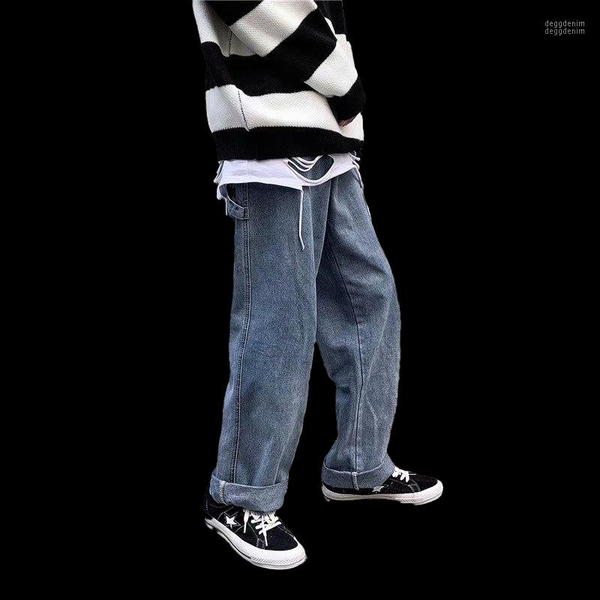 men's jeans 2021 men retro baggy vintage garment washed denim pants male hiphop skateboarder letters printed wide leg1, Blue
men's jeans 2021 men retro baggy vintage garment washed denim pants male hiphop skateboarder letters printed wide leg1, Blue