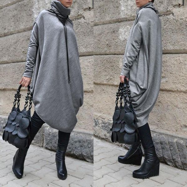 casual dresses 2021 zanzea fashion sleeve hoodies dress women's sundress turtleneck asymmetrical sweatshirt pullover vestido 5xl1, Black;gray
casual dresses 2021 zanzea fashion sleeve hoodies dress women's sundress turtleneck asymmetrical sweatshirt pullover vestido 5xl1, Black;gray