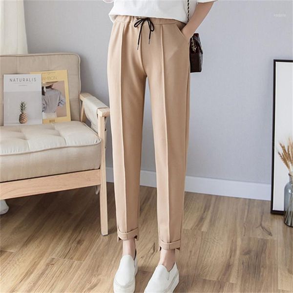 women harem pants 2019 spring summer female fashion solid elastic high waist casual trousers pencil pants sweatpants pantalon1, Black;white
women harem pants 2019 spring summer female fashion solid elastic high waist casual trousers pencil pants sweatpants pantalon1, Black;white