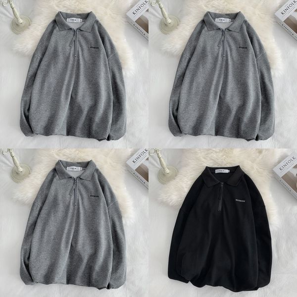 intfeday korean style simple small letter loose autumn 2020 men's temperament lapel long sleeve t-shirt sweatersweater sweater polo f7e, Black
intfeday korean style simple small letter loose autumn 2020 men's temperament lapel long sleeve t-shirt sweatersweater sweater polo f7e, Black