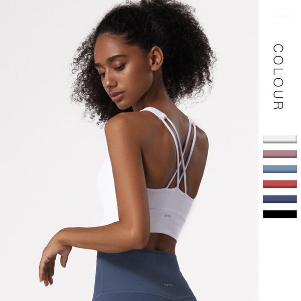 gym clothing 2021 style europe and america type sports brassiere double cross-back-push up bare sense women's1, White;black
gym clothing 2021 style europe and america type sports brassiere double cross-back-push up bare sense women's1, White;black
