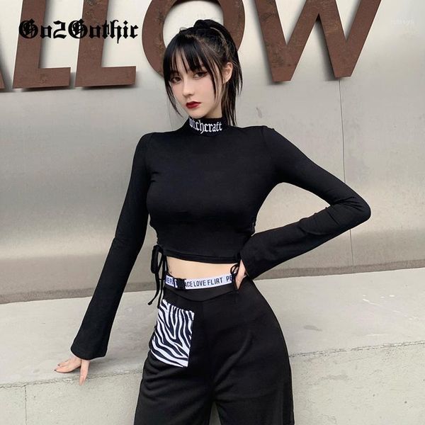goth letter embroidered black crop t shirt women streetwear slim bandage long sleeve turtleneck crop bodycon cropped1, White
goth letter embroidered black crop t shirt women streetwear slim bandage long sleeve turtleneck crop bodycon cropped1, White