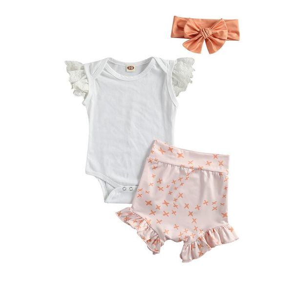 clothing sets baby girl's set, cute flying sleeve romper and shorts headwear three-piece suit for birthday party, White
clothing sets baby girl's set, cute flying sleeve romper and shorts headwear three-piece suit for birthday party, White