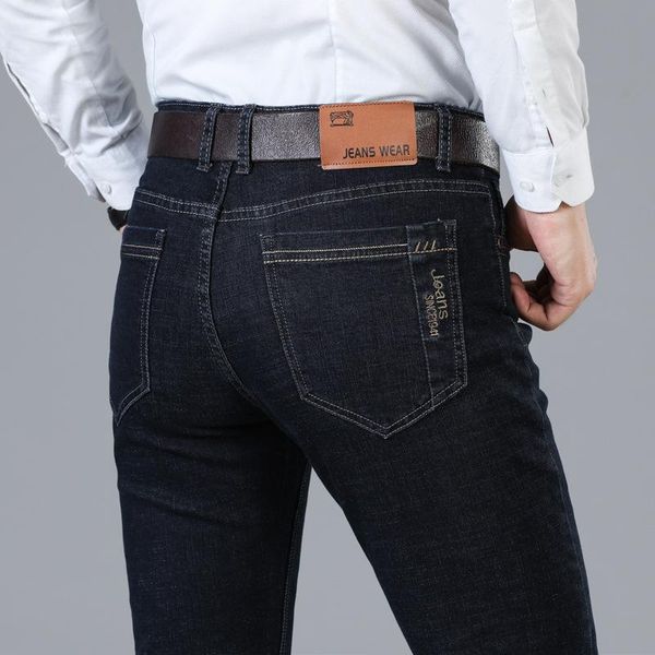 men's jeans brand stretch 2021 business casual slim fit denim pants black blue trousers male plus size 38 40 42
men's jeans brand stretch 2021 business casual slim fit denim pants black blue trousers male plus size 38 40 42