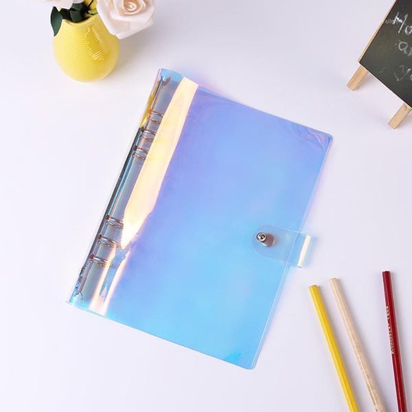 a5 a6 a7 rainbow laser notebook planner organizer transparent book diary paper planner pvc binder school office supplies1, Purple;pink
a5 a6 a7 rainbow laser notebook planner organizer transparent book diary paper planner pvc binder school office supplies1, Purple;pink