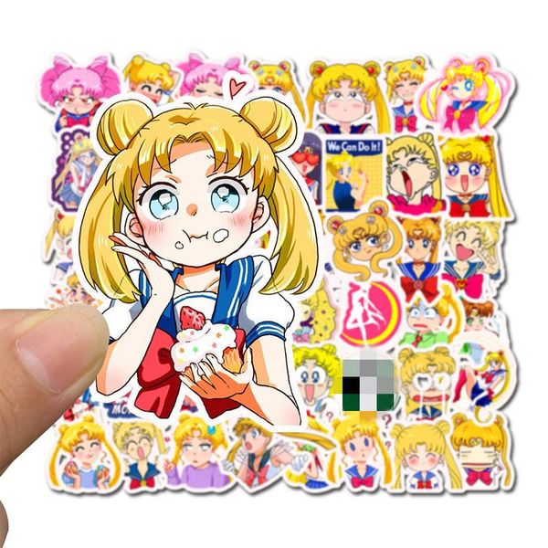 50pcs sailor moon anime stickers cartoon cute scrapbooking sticker suitcase skateboard lapwaterproof decal sticker for kids bbycaf
50pcs sailor moon anime stickers cartoon cute scrapbooking sticker suitcase skateboard lapwaterproof decal sticker for kids bbycaf