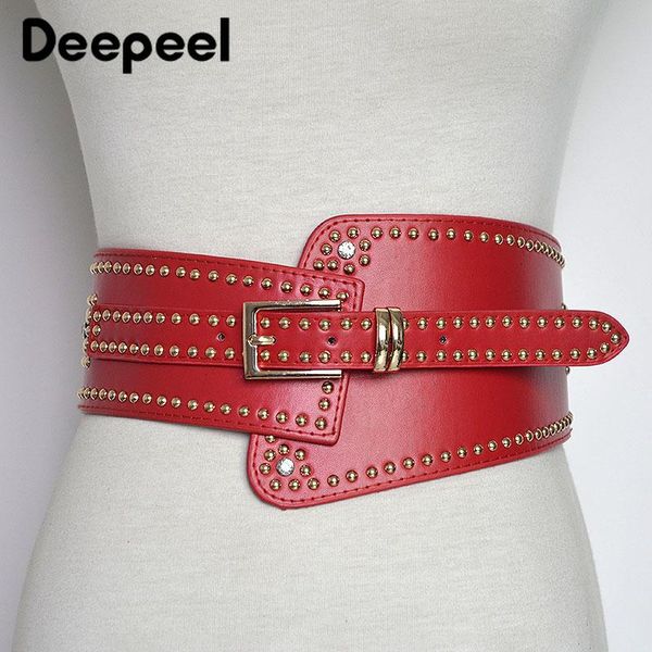 deepeel 1pc 12*100-135cm women fashion rivets wide cummerbunds female corset waistband plus size decorative elastic corsets belt, Black;brown
deepeel 1pc 12*100-135cm women fashion rivets wide cummerbunds female corset waistband plus size decorative elastic corsets belt, Black;brown