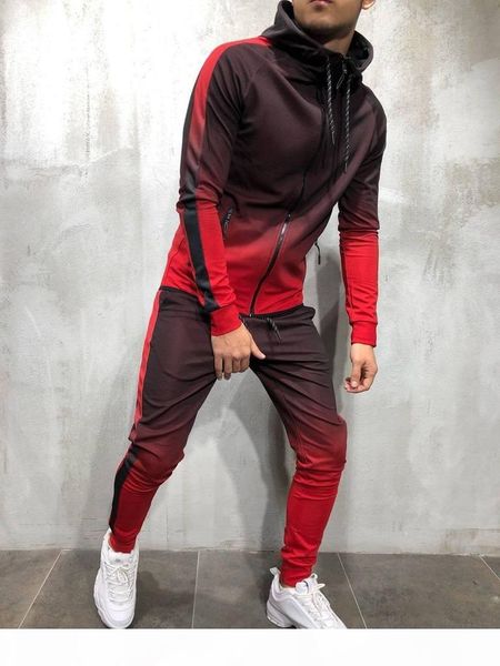men's tracksuit 3d gradient print zipper causal sports mens tracksuit muscle brothers men's sportwear 2pcs clothing sets pantalone, Gray
men's tracksuit 3d gradient print zipper causal sports mens tracksuit muscle brothers men's sportwear 2pcs clothing sets pantalone, Gray