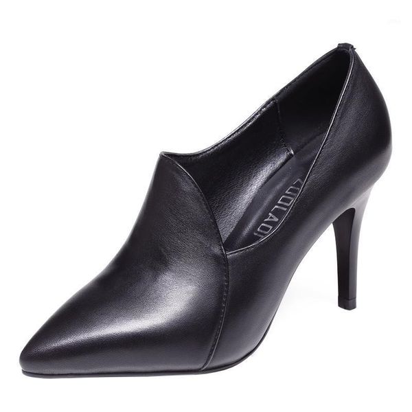 dress shoes women's high heels 2021 spring and autumn leather with a wild pointed stiletto set of feet shoes1, Black
dress shoes women's high heels 2021 spring and autumn leather with a wild pointed stiletto set of feet shoes1, Black