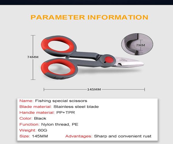 stainless steel scissor for fishing scissor portable fishing plier cut pe line braid line lure cutter plies carp fishing tools sqciak
stainless steel scissor for fishing scissor portable fishing plier cut pe line braid line lure cutter plies carp fishing tools sqciak
