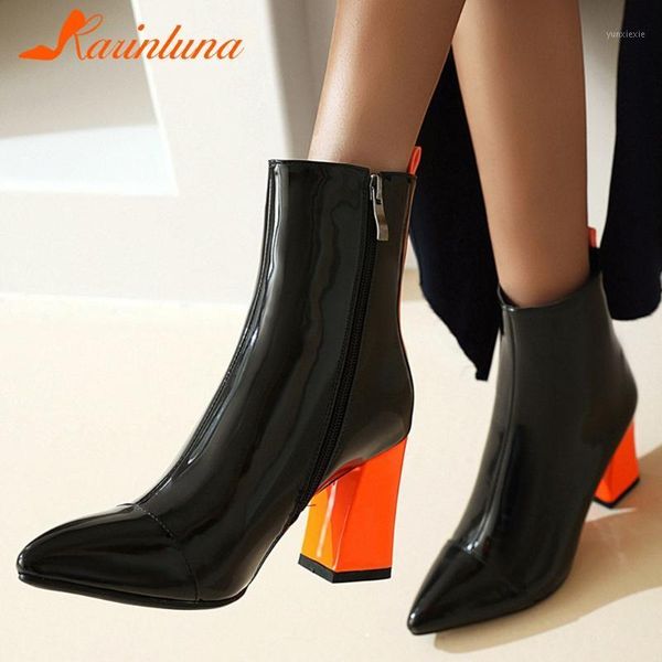 karin 2020 new fashion plus size 48 chunky high heels fashion boots woman shoes pointed toe zip up ankle boots female1, Black
karin 2020 new fashion plus size 48 chunky high heels fashion boots woman shoes pointed toe zip up ankle boots female1, Black