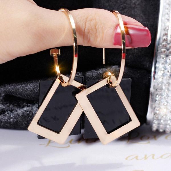 hoop & huggie vintage geometric square big acrylic earrings for women trendy large black resin statement hanging fashion jewelry, Golden;silver
hoop & huggie vintage geometric square big acrylic earrings for women trendy large black resin statement hanging fashion jewelry, Golden;silver