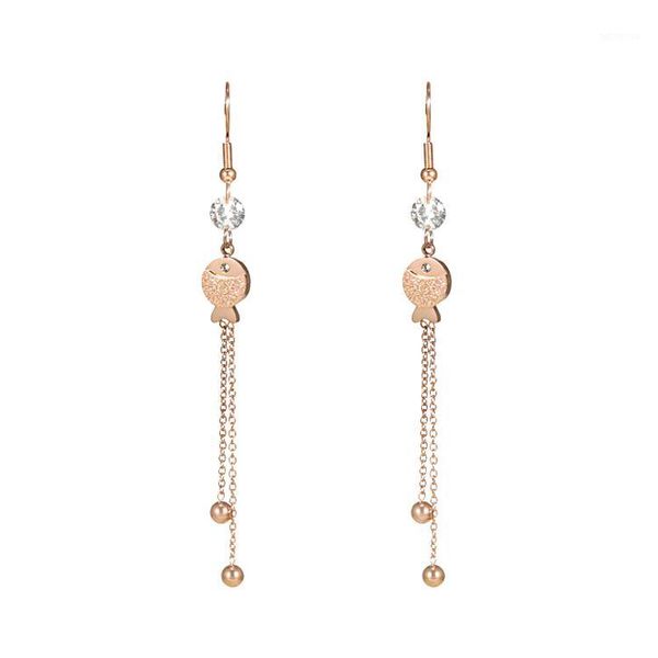 ladychic 316l stainless steel crystal drop earrings for women girls cute fish butterfly tassel ear jewelry gifts le14421, Silver
ladychic 316l stainless steel crystal drop earrings for women girls cute fish butterfly tassel ear jewelry gifts le14421, Silver