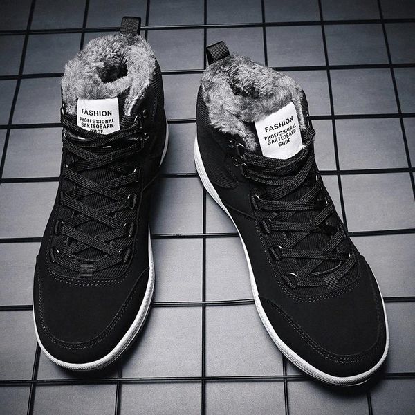warm winter men casual shoes high thicken cotton shoes male plush fur ankle leather sneakers man footwear 39-45 #bx0y
warm winter men casual shoes high thicken cotton shoes male plush fur ankle leather sneakers man footwear 39-45 #bx0y