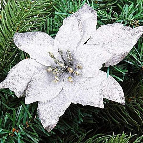 decorative flowers & wreaths 10pcs glitter colorful flower christmas ornament xmas tree pendant decor
decorative flowers & wreaths 10pcs glitter colorful flower christmas ornament xmas tree pendant decor