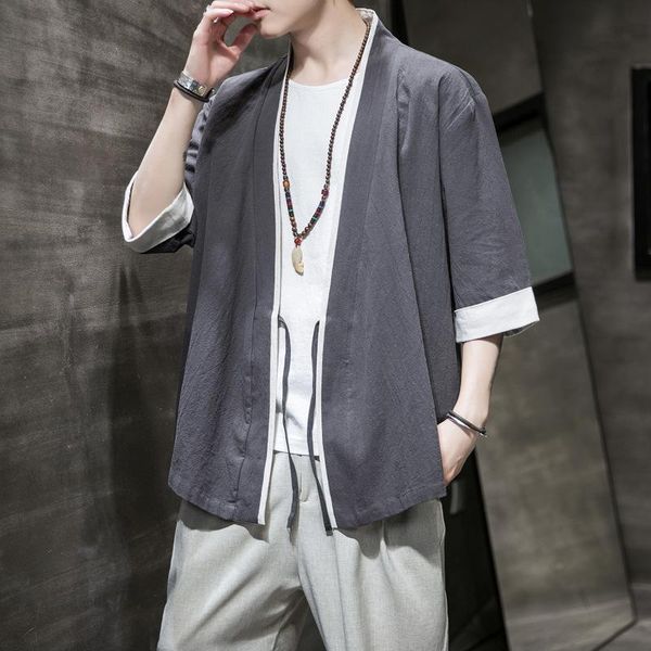 ethnic clothing chinese style coat t-shirt plus size 4xl 5xl japanese kimono male cardigan harajuku streetwear samurai men costume yukata ha, Red
ethnic clothing chinese style coat t-shirt plus size 4xl 5xl japanese kimono male cardigan harajuku streetwear samurai men costume yukata ha, Red