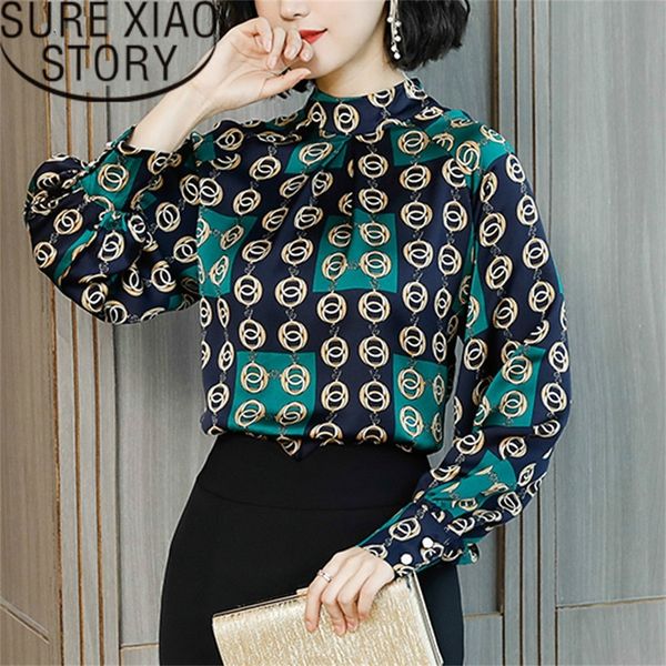 fashion women blouse spring retro style stand-up feminine long sleeve wild office women blouse lj200811, White
fashion women blouse spring retro style stand-up feminine long sleeve wild office women blouse lj200811, White
