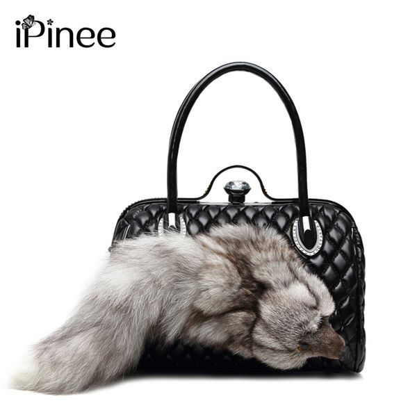 ipinee women's bag fox fur luxury handbags genuine leather designer shoulder female messenger women bags c0121
ipinee women's bag fox fur luxury handbags genuine leather designer shoulder female messenger women bags c0121