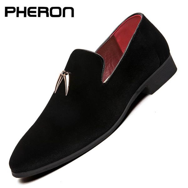 2020 men sickle suede casual shoes flat slip-on dress shoes large size pointed toe solid color wedding loafers zapatos, Black
2020 men sickle suede casual shoes flat slip-on dress shoes large size pointed toe solid color wedding loafers zapatos, Black