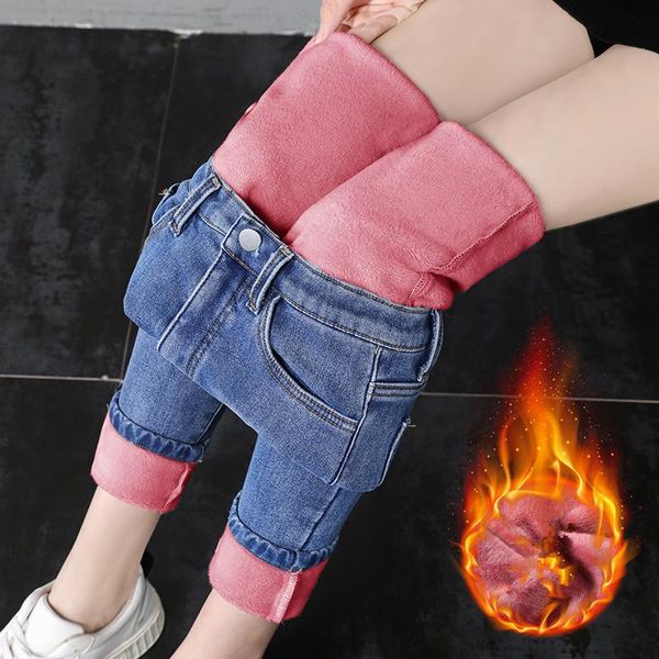 women's jeans women fleece 2021 plus size winter warm jean pants thicken denim trousers casual female solid blue slim pencil pant p9529
women's jeans women fleece 2021 plus size winter warm jean pants thicken denim trousers casual female solid blue slim pencil pant p9529