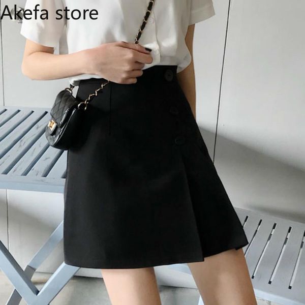 skirts women mini button solid a-line high waist slim skinny office lady korean style elegant vintage chic leisure womens trendy, Black
skirts women mini button solid a-line high waist slim skinny office lady korean style elegant vintage chic leisure womens trendy, Black
