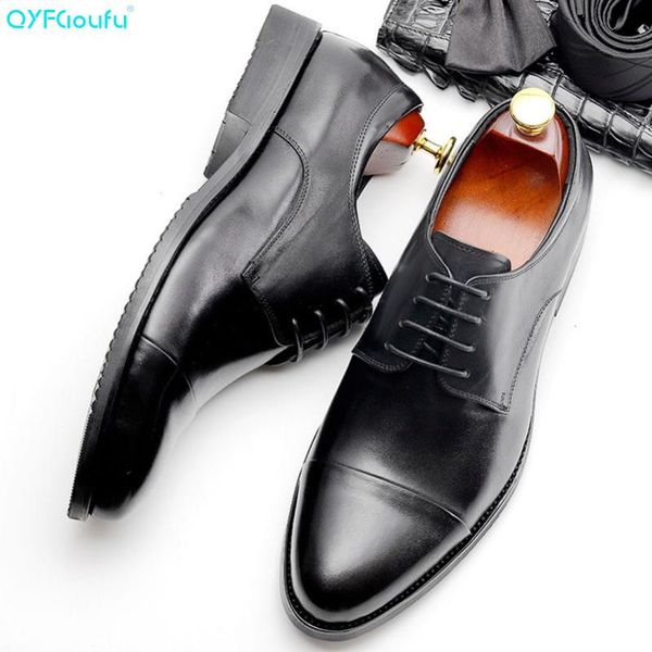 qyfcioufu 2020 luxury men's dress shoes fashion lace-up business casual genuine leather shoes men formal wedding flat, Black
qyfcioufu 2020 luxury men's dress shoes fashion lace-up business casual genuine leather shoes men formal wedding flat, Black